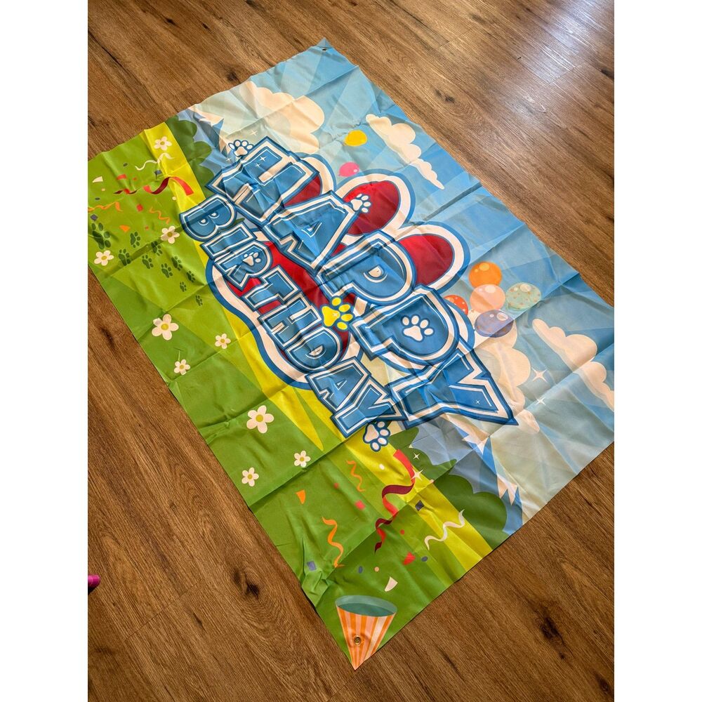 Paw Patrol Happy Birthday Banner